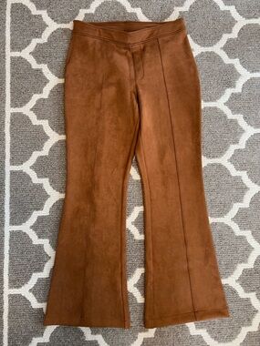 SPANX Faux Suede Flare Pant